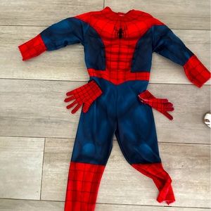 Spiderman Boy's Deluxe 3D Halloween Premium Styled Costume - Spiderman